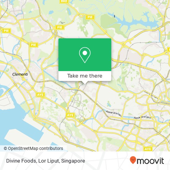 Divine Foods, Lor Liput map