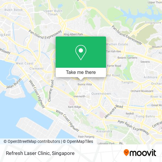 Refresh Laser Clinic map