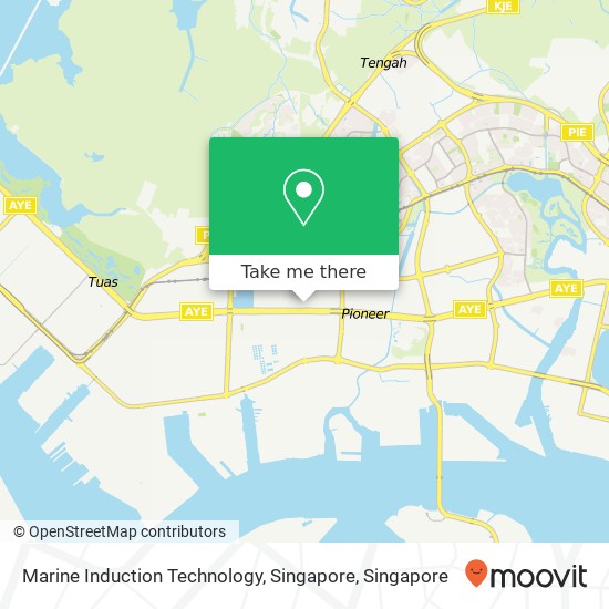 Marine Induction Technology, Singapore map