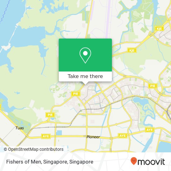 Fishers of Men, Singapore map