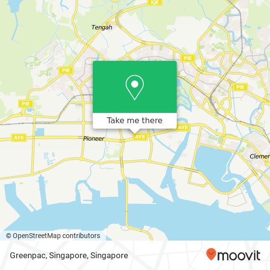 Greenpac, Singapore map