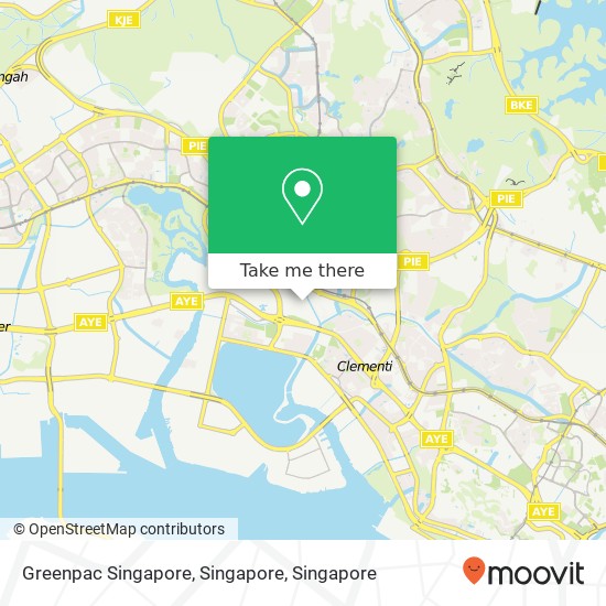 Greenpac Singapore, Singapore map