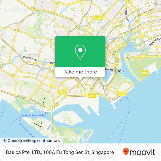 Basica Pte. LTD., 100A Eu Tong Sen St map