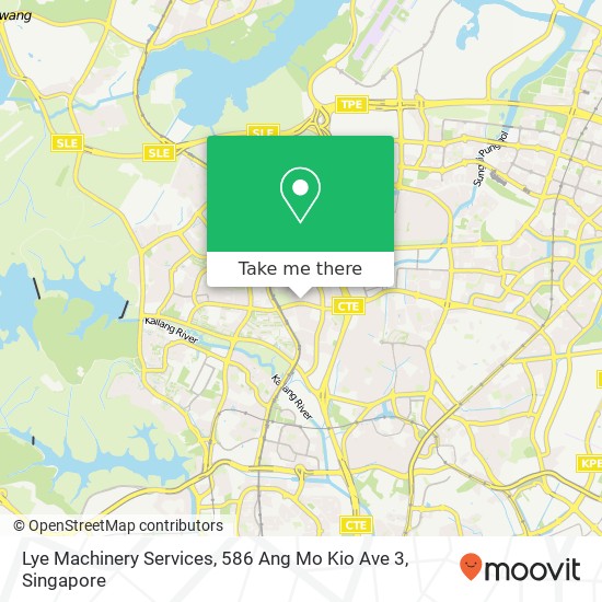 Lye Machinery Services, 586 Ang Mo Kio Ave 3地图