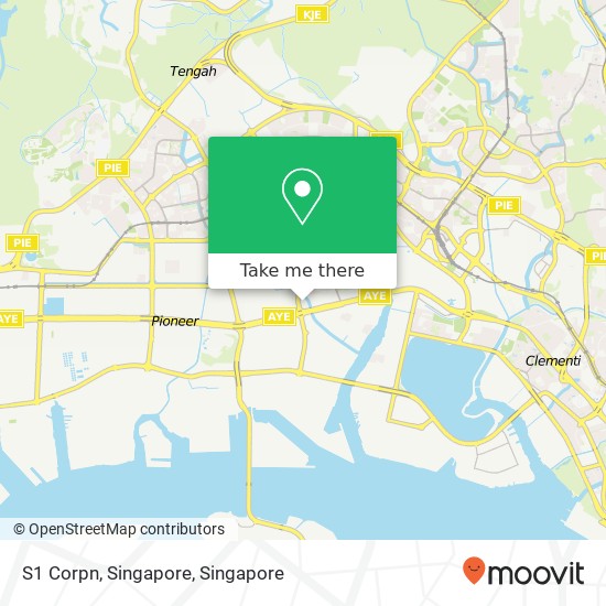 S1 Corpn, Singapore map