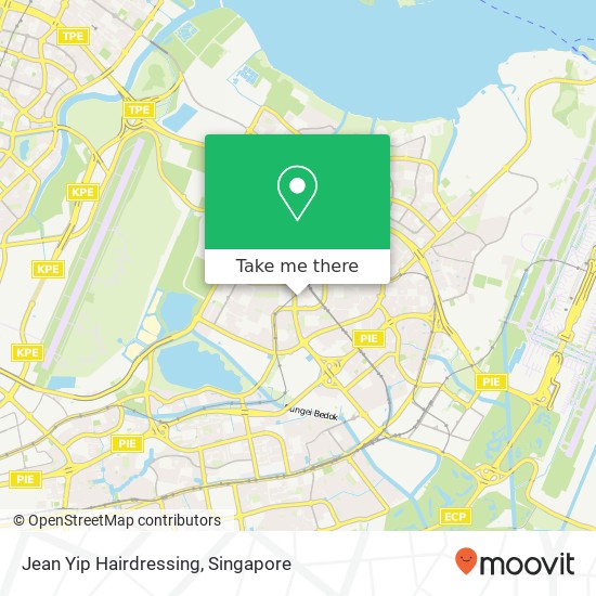 Jean Yip Hairdressing map