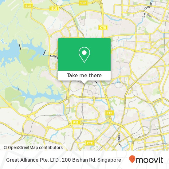 Great Alliance Pte. LTD., 200 Bishan Rd地图