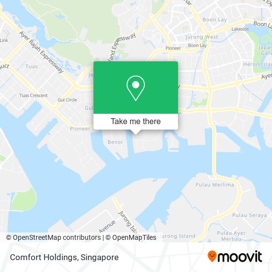 Comfort Holdings map