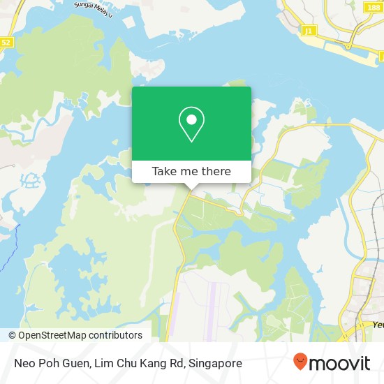 Neo Poh Guen, Lim Chu Kang Rd map