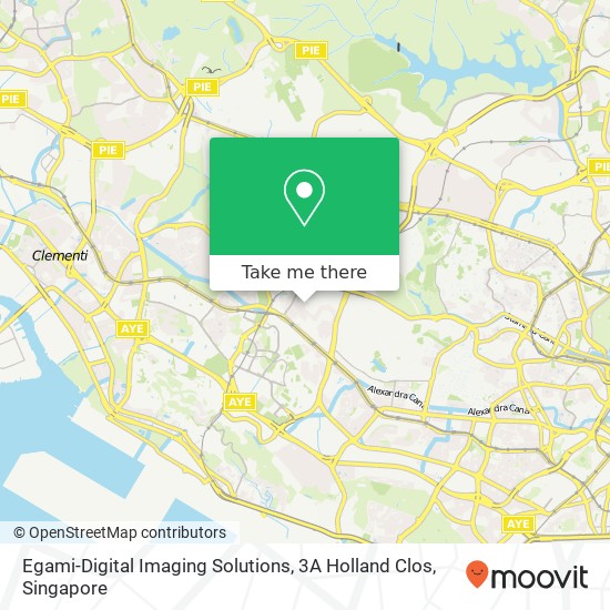 Egami-Digital Imaging Solutions, 3A Holland Clos map