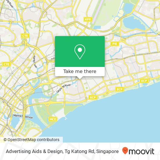 Advertising Aids & Design, Tg Katong Rd map