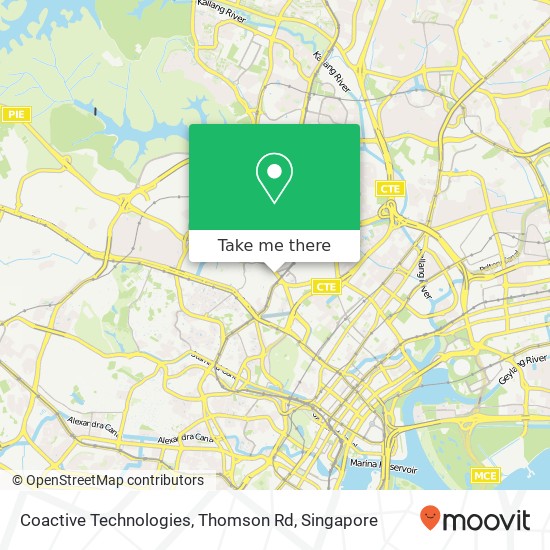 Coactive Technologies, Thomson Rd map