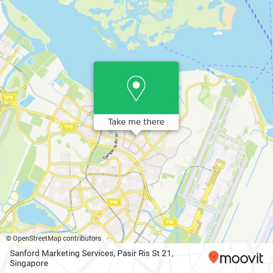 Sanford Marketing Services, Pasir Ris St 21 map