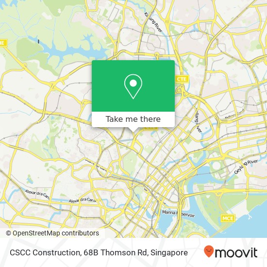 CSCC Construction, 68B Thomson Rd map