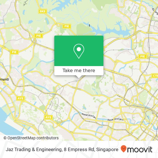 Jaz Trading & Engineering, 8 Empress Rd map