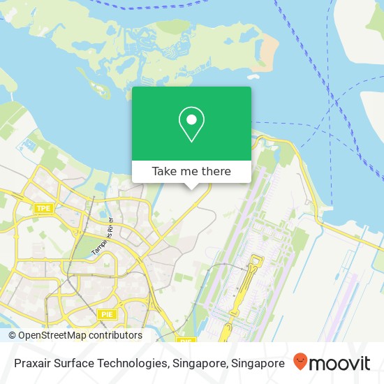 Praxair Surface Technologies, Singapore map