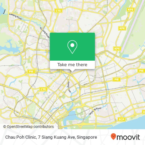 Chau Poh Clinic, 7 Siang Kuang Ave地图