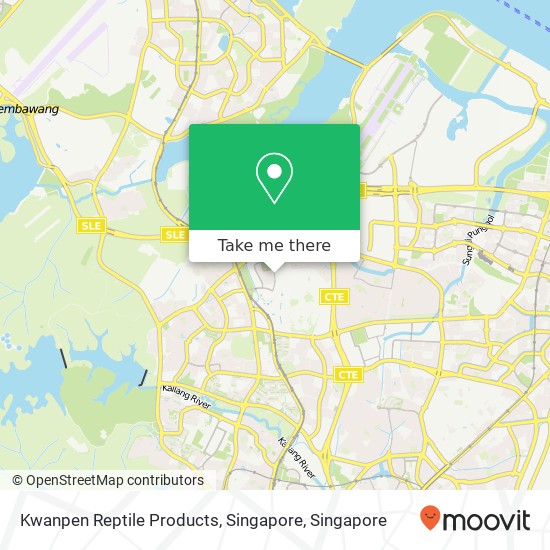 Kwanpen Reptile Products, Singapore map