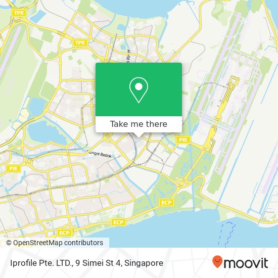 Iprofile Pte. LTD., 9 Simei St 4 map