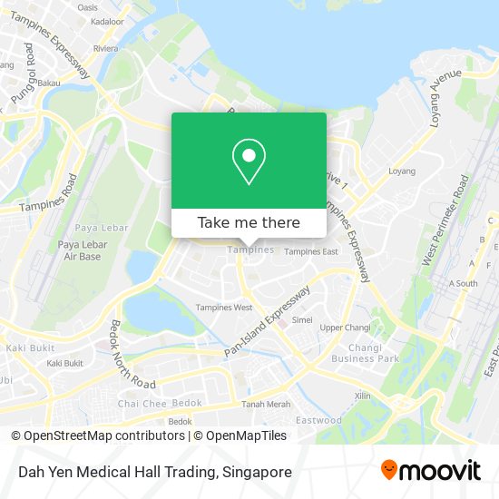 Dah Yen Medical Hall Trading map