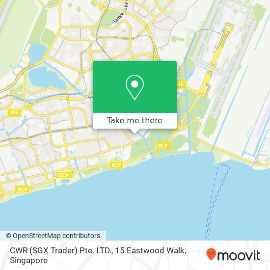 CWR (SGX Trader) Pte. LTD., 15 Eastwood Walk map