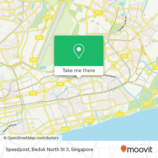 Speedpost, Bedok North St 3 map