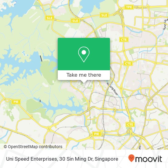 Uni Speed Enterprises, 30 Sin Ming Dr map
