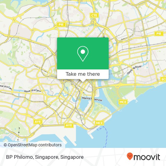 BP Philomo, Singapore map