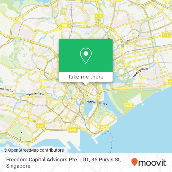 Freedom Capital Advisors Pte. LTD., 36 Purvis St地图