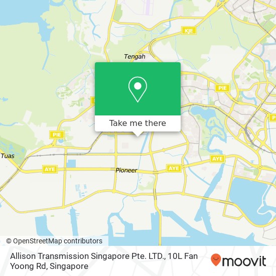 Allison Transmission Singapore Pte. LTD., 10L Fan Yoong Rd map