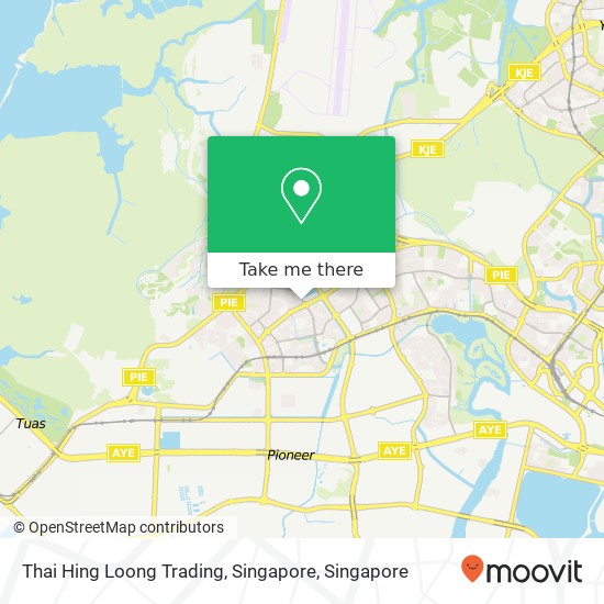 Thai Hing Loong Trading, Singapore map