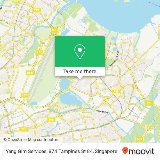 Yang Gim Services, 874 Tampines St 84地图