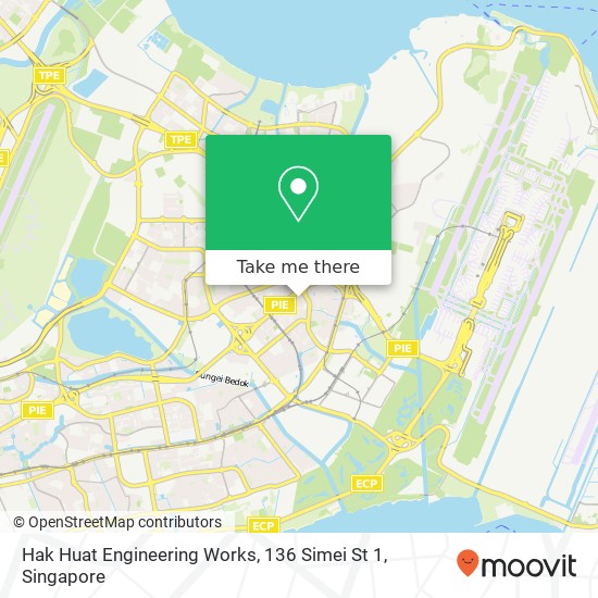 Hak Huat Engineering Works, 136 Simei St 1 map