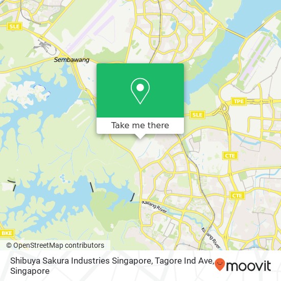 Shibuya Sakura Industries Singapore, Tagore Ind Ave map