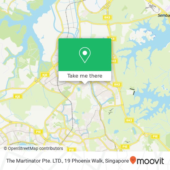 The Martinator Pte. LTD., 19 Phoenix Walk map