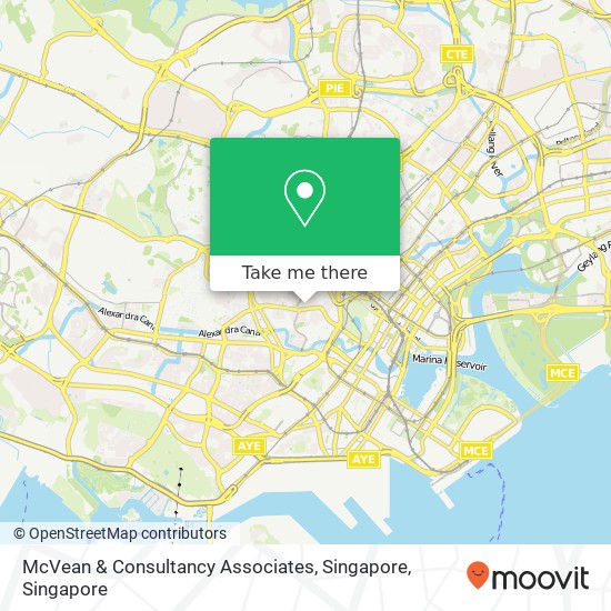 McVean & Consultancy Associates, Singapore map