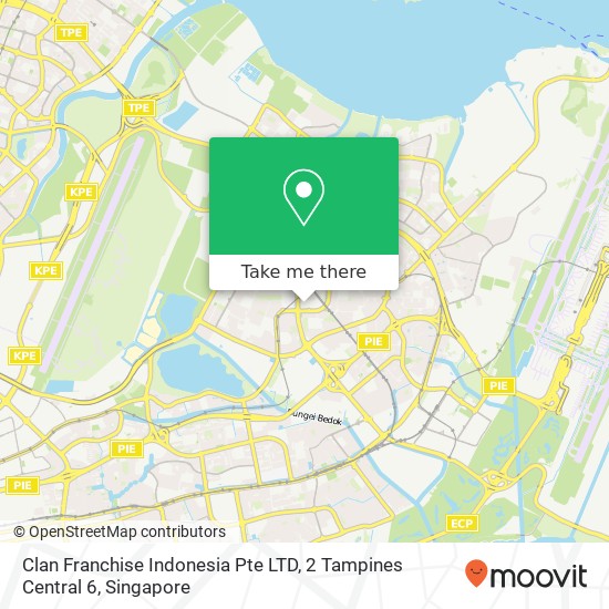 Clan Franchise Indonesia Pte LTD, 2 Tampines Central 6 map