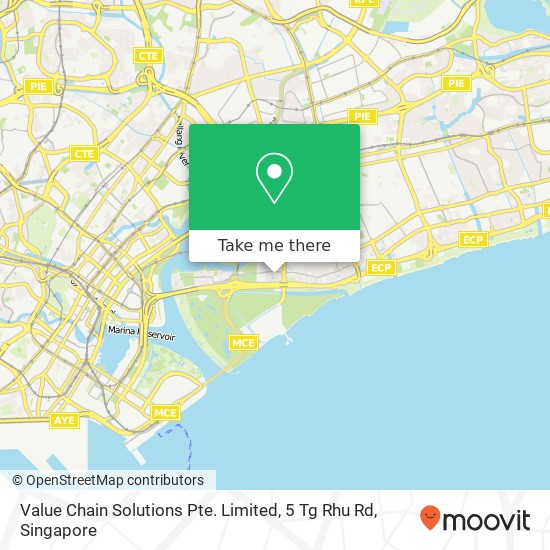 Value Chain Solutions Pte. Limited, 5 Tg Rhu Rd map