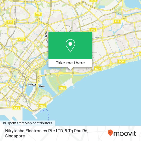 Nikytasha Electronics Pte LTD, 5 Tg Rhu Rd map