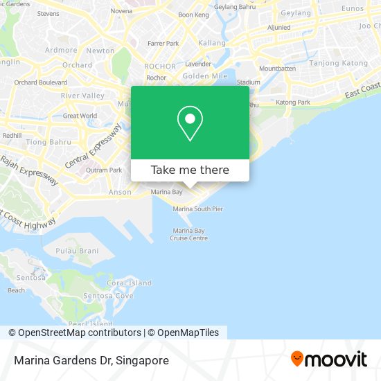 Marina Gardens Dr map