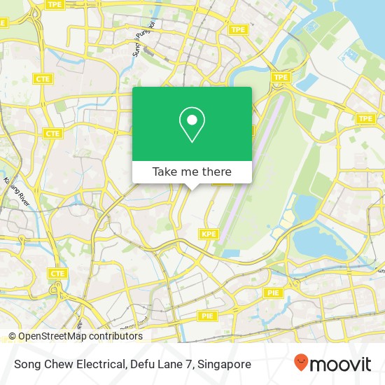 Song Chew Electrical, Defu Lane 7 map