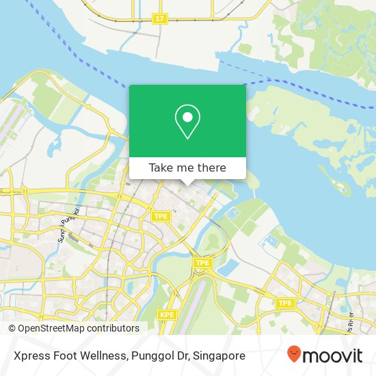 Xpress Foot Wellness, Punggol Dr map