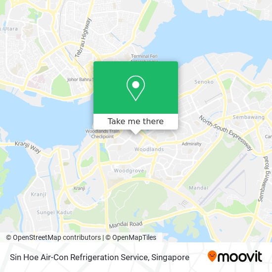 Sin Hoe Air-Con Refrigeration Service map