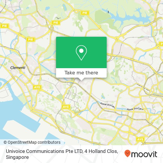 Univoice Communications Pte LTD, 4 Holland Clos map