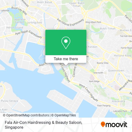 Fala Air-Con Hairdressing & Beauty Saloon map