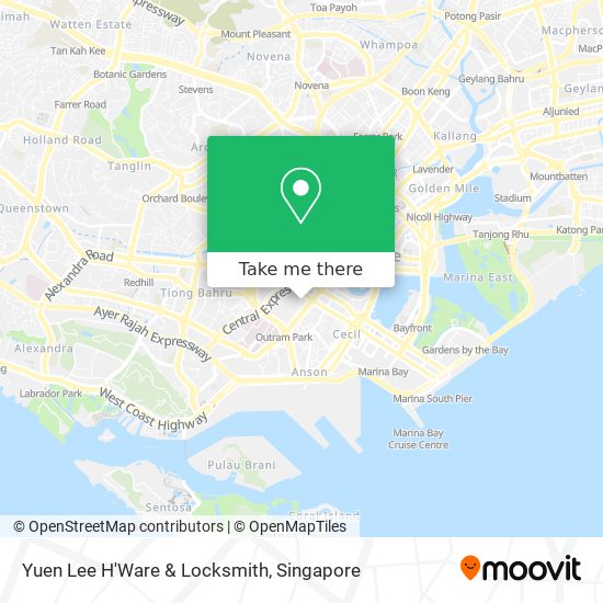 Yuen Lee H'Ware & Locksmith地图