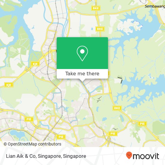 Lian Aik & Co, Singapore map