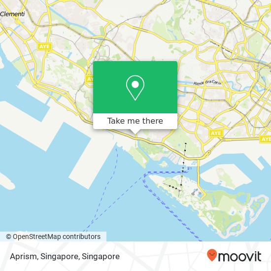 Aprism, Singapore map