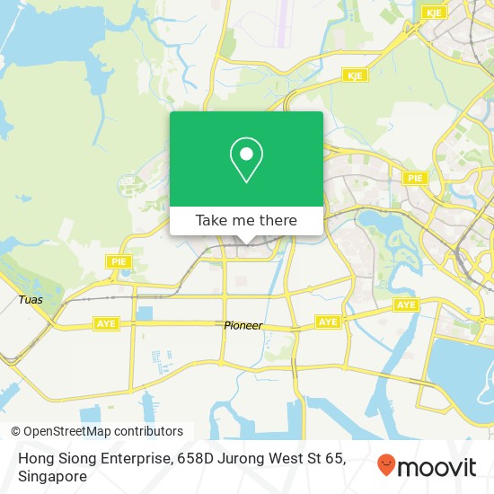 Hong Siong Enterprise, 658D Jurong West St 65地图