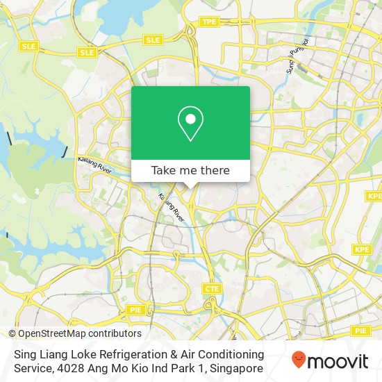 Sing Liang Loke Refrigeration & Air Conditioning Service, 4028 Ang Mo Kio Ind Park 1 map